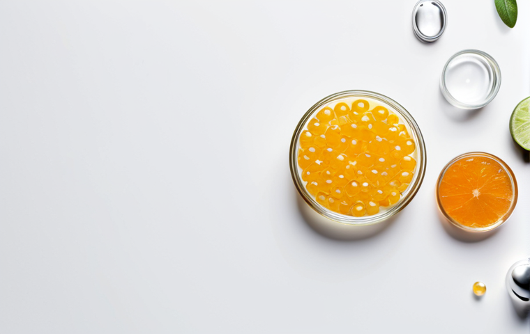 콜라겐 페이셜 팩 사용법 - **Prompt:** A woman with radiant skin applies a collagen face mask in a serene bathroom setting, sof...