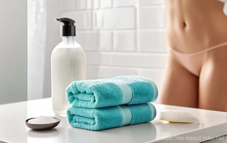 초보자를 위한 왁싱 팁 - **Prompt 1: Serene At-Home Hot Waxing Preparation**
    "A confident woman, mid-20s to early 30s, in...